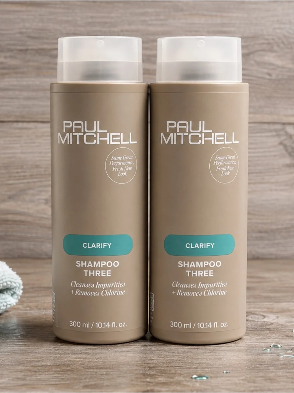 2 Pack Paul Mitchell Shampoo Three Clarify 10.14 oz